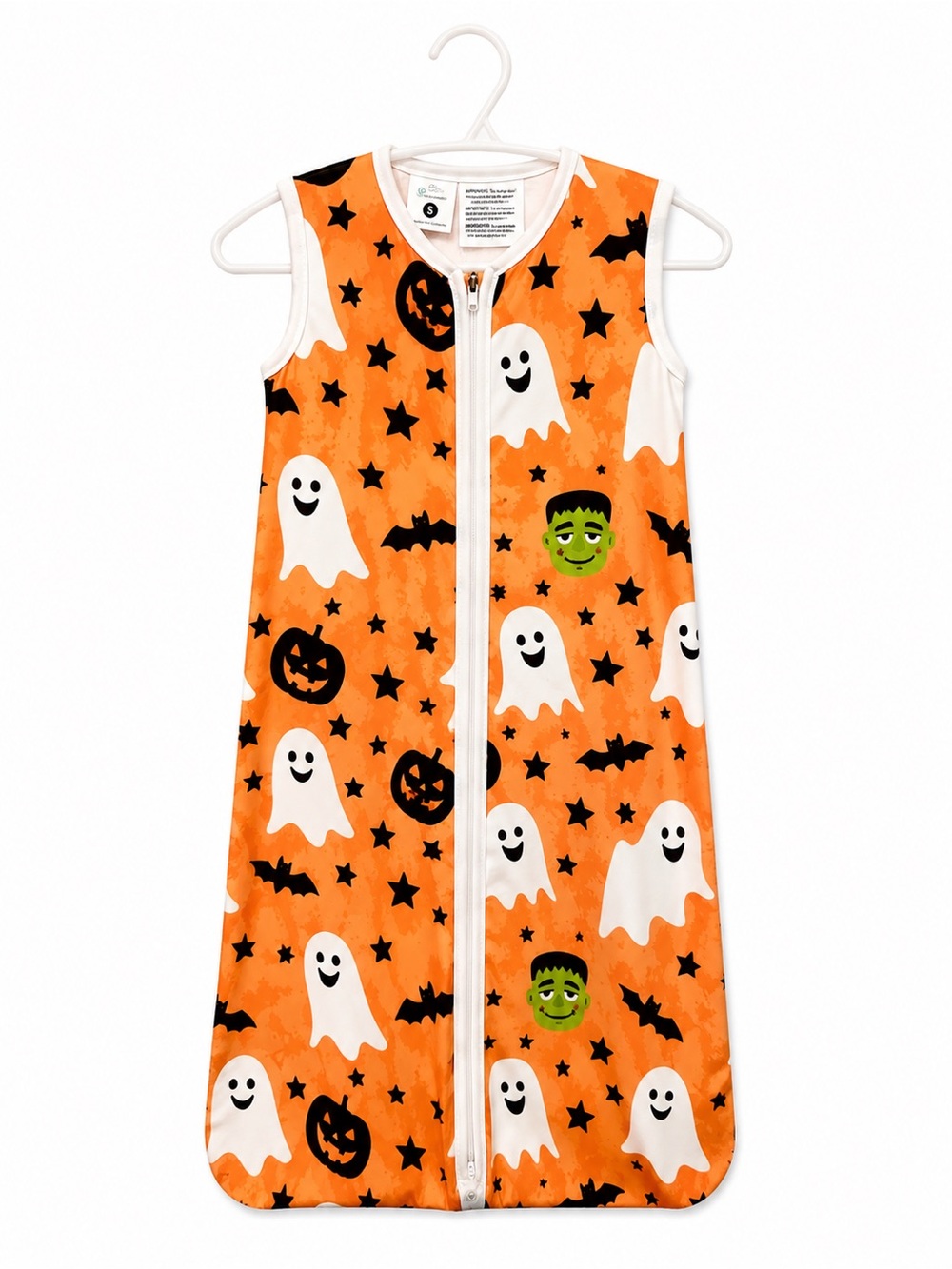 Totchill ButterSoft Halloween Sleep Sack Ghost Pumpkin Size S
